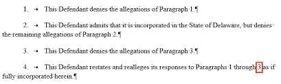 Count paragraphs down from the beginning of the document. Referencing The Previous Paragraph Number With Seq Legal Office Guru