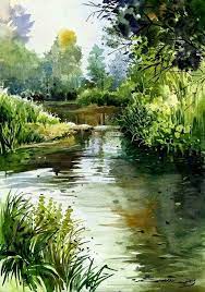 Water requirements geraniums heucheras hibiscus hostas hydrangeas iris japanese maples lettuce lilies melons onions and garlic orchid cactus peaches pelargoniums peonies peppers plumeria potatoes roses salvias squash strawberries tomatoes tulips waterlilies. Pin By Marina Ponomareva On Love Watercolors Watercolor Landscape Paintings Landscape Paintings Watercolor Landscape