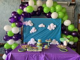 Buzz Light Year Party Backdrop Buzz Lightyear Birthday Party 2nd Birthday Party Themes Buzz Lightyear Party