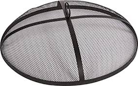 Montrose round steel fire pit this 30 in. Amazon Com Dagan Industries 25 Inch Mesh Fire Pit Spark Screen Round Garden Outdoor