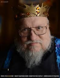 No Spoilers] George R. R. Martin wearing Robert Baratheon's crown :  r/gameofthrones