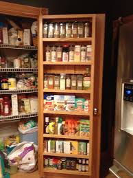 Spice Rack Inside Pantry Door This One Is Deep Enough For The Costco Spice Bottles Deep Pantry Deep Pantry Organization Pantry Storage