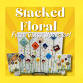 Stacked Floral Fused Glass