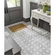 Black And White Vinyl Floor Tiles Homebase Mr Jones Charcoal Floor Tiles 331 X 331mm 9 Pack At Homebase Hallway Flooring Ceramic Floor Tiled Hallway
