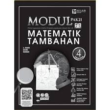 Semoga dapat memberi manfaat kepada semua pelajar dan guru yang terlibat dalam mata pelajaran ini. Modul Pak 21 Matematik Tambahan Tingkatan 4 Bilingual Shopee Malaysia