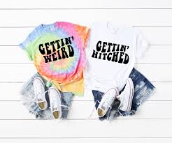 Tie-dye Bachelorette Party Shirts Keep Austin Weird Party Tees Austin  Bachelorette Gifts Hippie Bridal Party Accessories 1970s Retro