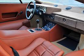 Lamborghini Countach Lp400 Interior Main 740x493 1975 Lamborghini Countach Lp400 Periscopio Lamborghini Countach Lamborghini Classic Cars