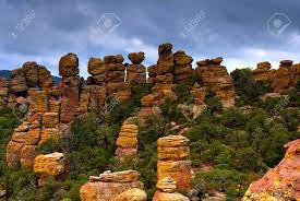 Dispersed camping on pinery canyon road. Stormy Weather In Chiricahua National Monument In Southwest Arizona Stock Photo Picture And Royalty Free Image Image 9217422