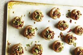 A great alternative at roast dinners. Ella Woodward S Stuffed Chestnut Mushrooms Recipe