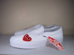 Black And White Custom Vans Slip Ons This Is The Vans X Cdg Custom Shoe By Kutsuh Part Of Kutsuh S 1st Collection Saisho This Show Very Clearly Presents The Id Diy Shoes Kicks Shoes Custom Shoes