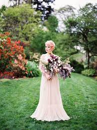 Brides Who Rocked Pastel Hair On Their Big Day Mywedding Wedding Dresses Blush Blush Pink Wedding Dress Short Wedding Hair