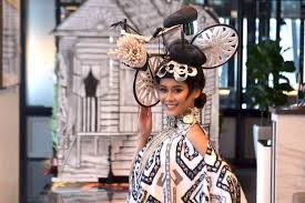 The 69th instalment of the miss universe pageant is just around the corner. Missnews Replica Chickens Coconut Trees 3d Traditional Kampung House Is Miss Universe Malaysia 2020 S National Costume