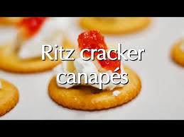Dinner party crackers not just christmas. Ritz Cracker Canapes Dinner Party Tonight Shorts