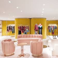 Fashion And Interiors Collide Now More Than Ever Store Design Interior Retail Store Interior Grey Interior Doors