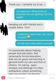 10 different conversation starters for guys with examples. What Is A Typical Successful Conversation On Tinder Like After A Match How Does The Messaging Conversation Usually Start And End With A Date Quora