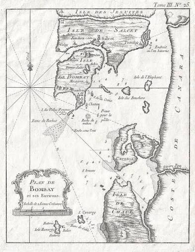 File:1764 Bellin Map of Bombay (Mumbai) India - Geographicus - Bombay-bellin-1750.jpg - Wikimedia Commons
