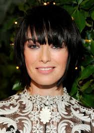 2012 choppy hairstyles for long hairs. Lena Headey Hairstyle Choppy Layered Short Black Bob Hairstyle Hairstyles Weekly