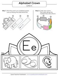 This is a fun letter e coloring worksheet. Letter E Worksheets Recognize Trace Print
