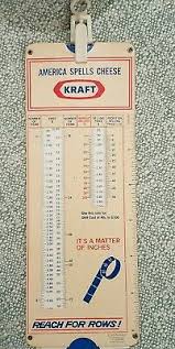 Vintage Kraft Slide Chart Profit Calculator 1975 Perrygraf
