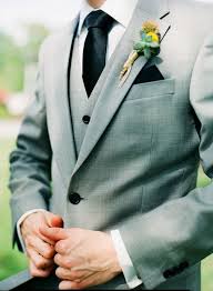 Black And Green Wedding Suit Reedville Virginia Backyard Wedding From Katie Stoops Photography Mens Wedding Attire Grey Suit Men Gray Suit