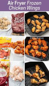 Air Fryer How To Cook Frozen Chicken Wings Raw Pre Cooked Breaded Recipe In 2020 Cooking Frozen Chicken Air Fryer Recipes Chicken Frozen Chicken Wings