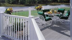 Unique molded vinyl bracket covers. Kingston Vinyl Railing Systems Certainteed