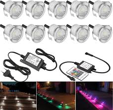 10 Stuck Rgb Led Einbaustrahler Led Bodeneinbauleuchte Ip67 Wasserdicht 0 6w O30mm Led Einbauleuchte In 2020 Led Einbaustrahler Einbauleuchten Einbaustrahler