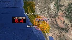 I pray there is not an earthquake there today. Earthquake In California Today 6 4 Magnitude Earthquake Strikes Southern California Town Of Ridgecrest Near Los Angeles