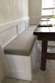 Sunbrella Bench Cushion In Built In Banquette Custom Bench Cushion Outdoor Seat Cushions Bench Cushions