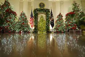 Melania Trump Unveils Christmas Decorations For Final Festive Season At The White House Melania trump unveils white house christmas decorations.