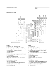Get hints, track time, print, access previous puzzles and much more. Crossword Puzzle