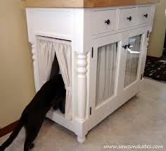 The litter box house looks very nice and looks like a piece of furniture. 17 Clever Ways To Hide The Litter Box