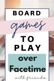 This classic game is an instant hit, and is easily played over facetime. 8 Fun Board Games To Play Over Facetime With Friends