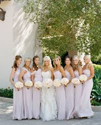 A Romantic All White Wedding By Marisa Holmes Light Purple Bridesmaid Dresses Wedding Bridesmaids All White Wedding