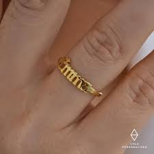 Personalized Vintage Gothic Ring