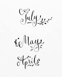 Learn and improve your hand lettering and calligraphy. Month July May April Calligraphy Typography Handwriting Lettering Hand Lettering Printables Lettering Bullet Journal Doodles