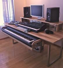 Custom High Contrast Audio Music Studio Production By Monkwood Minimalist Workspace Minimal Music Studio Room Home Studio Desk Home Recording Studio Setup