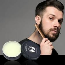 HOARBOEG Baume à Barbe en Bois de Santal après-Rasage Hydratant Nourrissant  Crème Réparatrice Coiffante Baume à Barbe 50ml Vente en Liquidation