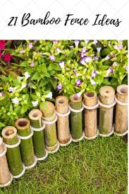 21 Bamboo Fence Ideas For Residential Houses Modern Design Bamboo Fence Bamboo Garden Natural Fence