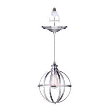 Do you suppose recessed light converter kit seems nice? Worth Home Products Instant Pendant 1 Light Recessed Light Conversion Kit Brushed Nickel Globe Cage Shade Pbn 4030 0030 The Home Depot Recessed Light Conversion Kit Recessed Lighting Screw In Pendant Light