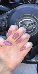Mauve Nails Coffin Nails Pink Nails Pinknails Mauve Nails Dark Pink Nails Pink Acrylic Nails
