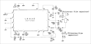 This circuit uses an la4440 and some supporting components to give you much more power, while retaining a small package that you can use. Ideas About 2x6w La4440 Audio Amplifier