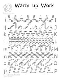 This Is A Free Set Of Fine Motor Control Worksheets Perfect For Daily Warm Up Exercises Includ Preschool Writing Cursive Writing Worksheets Teaching Cursive