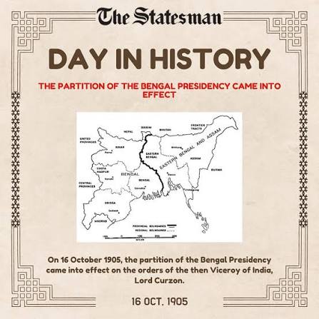 The Presidency of Bengal (Calcutta was its capital) included the regions of West Bengal with a Hindu majority population, east Bengal with a Muslim majority population, Assam, Bihar and Orissa. It was