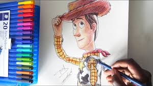 Let S Sketch Sheriff Woody From Toy Story 4 Demoose Art Woody Toy Story Story Drawing Art