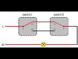 2 way light switch two way switch working how to wire a double light switch electrician. Two Way Switching Diagram Two Way Switch Youtube