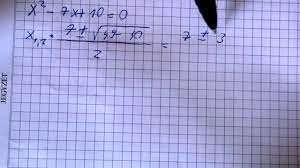 Masodfoku Egyenlet Megoldokeplete Viete Formulak Youtube