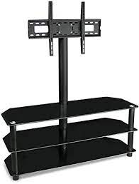 Check spelling or type a new query. Amazon Com Mount It Tv Stand With Mount 3 In 1 Entertainment Center With Glass Shelves And Flat Screen Mounting Bracket Floor Standing Tv Stand With 3 Tiered Tempered Glass Equipment Shelves Furniture