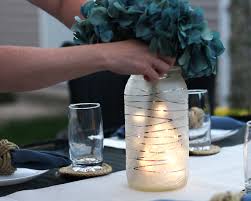 These frosted glass jars come in small and large. Upcycling Glass Jars For Diy Wedding Centerpieces Sustain My Craft Habit