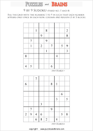 printable difficult level 9 by 9 sudoku puzzles for kids beginners and profs